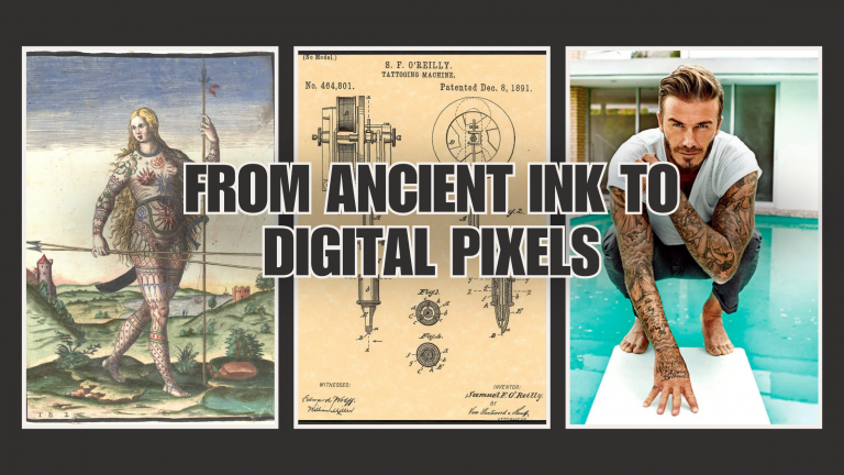 Noticias y Actualidad 5 De la Tinta Antigua a los Píxeles Digitales: La Evolución de los Tatuajes